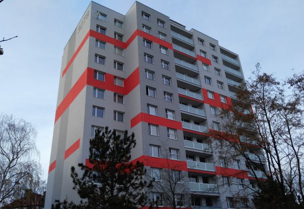 Zateplení bytového domu v Mělníku - foto 1